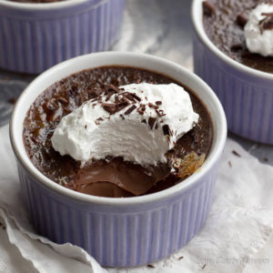 Low Carb Chocolate Truffle Creme Brulee