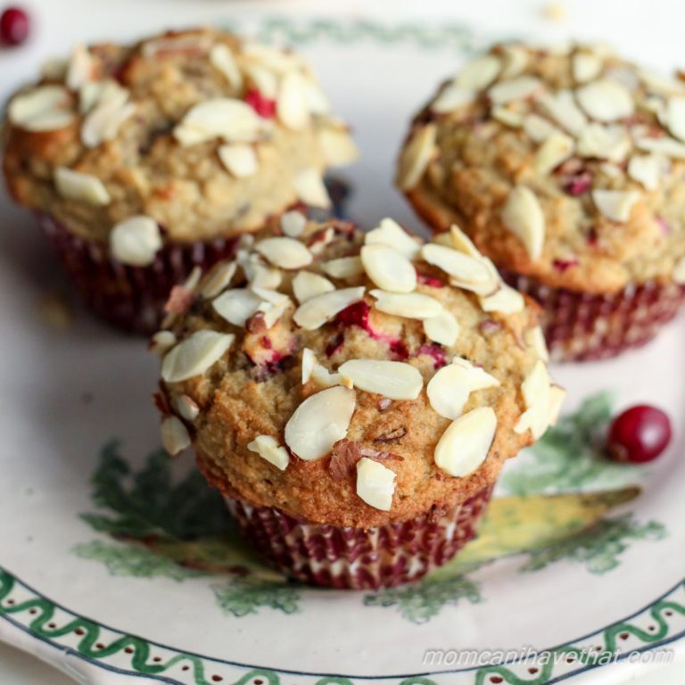 Cranberry Almond Crumb Muffins | Low Carb, Gluten-free, Dairy-free, THM | lowcarbmaven.com