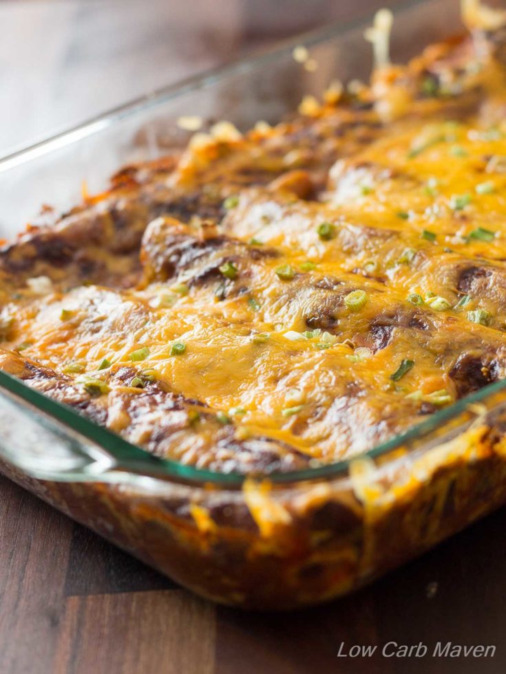Low Carb Chicken Enchiladas Low Carb Maven