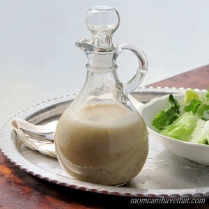 Garlic & Herb Vinaigrette can be made in two minutes flat. Use it to dress salads & vegetables or as a marinade | Low carb, Gluten-free, Dairy-free, Paleo, Keto | lowcarbmaven.com