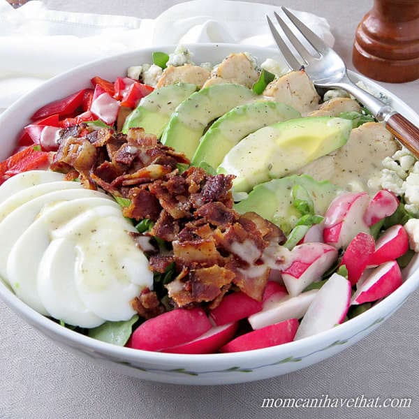 Healthy Cobb Salad For One (Low Carb, Keto)| Low Carb Maven