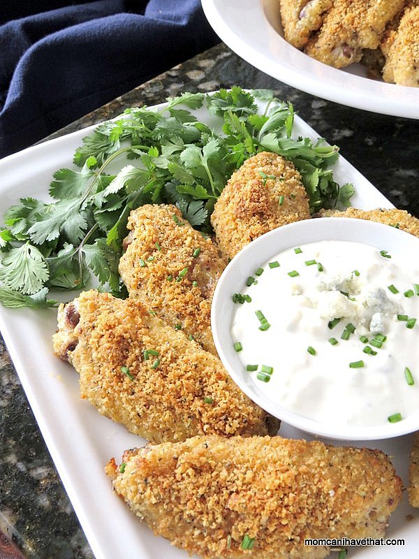 easy baked garlic parmesan chicken wings (low carb)