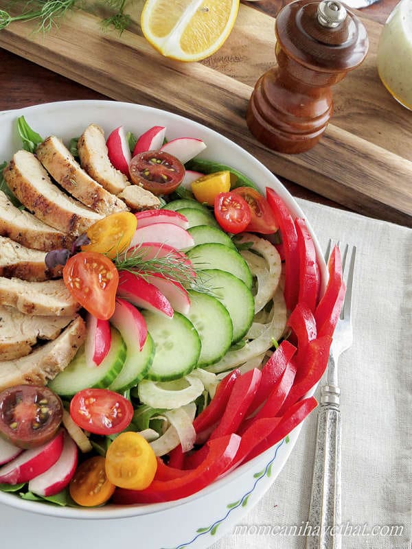 Grilled Chicken Salad (keto)