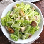 Grilled Chicken Caesar Salad with a lemony dressing is a great Summer meal at 3 net carbs!| Low Carb, Gluten-free, Keto | lowcarbmaven.com