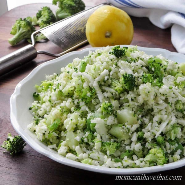 Broccoli Cauliflower "Rice" Low Carb Maven