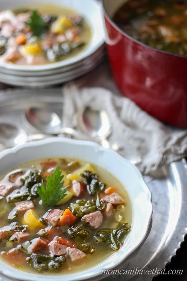 Low Carb Chicken Sausage and Kale Soup Paleo Low Carb Maven