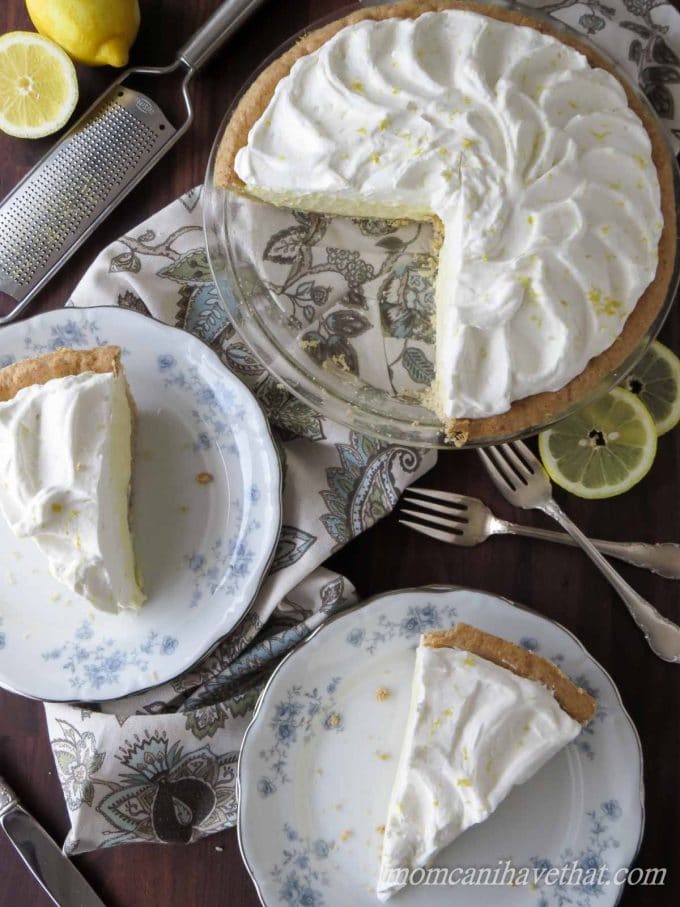 Gluten- Free Low Carb Lemon Curd Pie