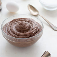 This low carb chocolate pastry cream is great as a pastry and pie filling or the perfect homemade keto pudding. LCHF, Thm