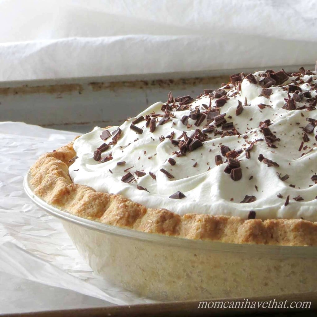 Low Carb French Silk Pie is 4 net carbs per serving. | low carb, gluten-free, keto, thm | lowcarbmaven.com