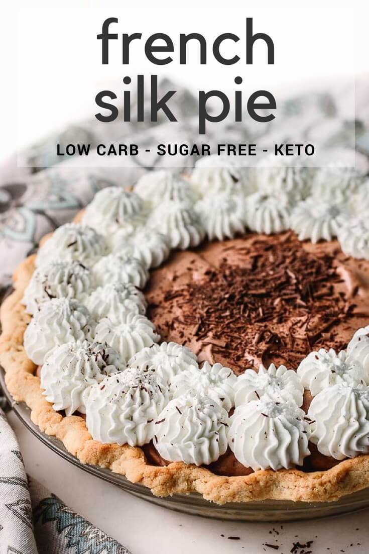 Sugar Free Chocolate Pie (French Silk Pie) | Low Carb Maven