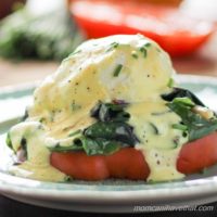 Heirloom Tomato and Swiss Chard Benedict | Low Carb, Gluten-free, Paleo, thm-s | lowcarbmaven.com