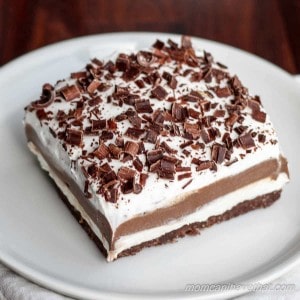 Low Carb Chocolate Lasagna is entirely made from scratch with wholesome gluten-free and sugar-free ingredients | lowcarbmaven.com