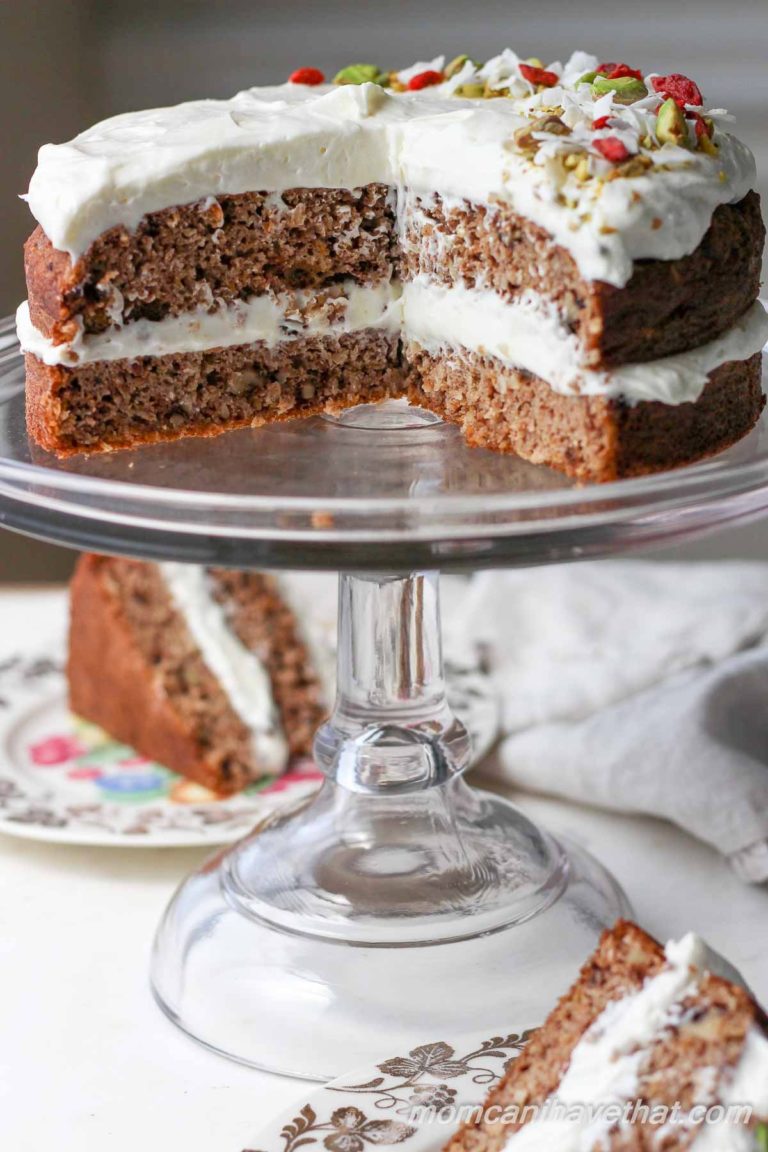 Low Carb Carrot Cake Recipe With Ginger Cream Cheese Frosting