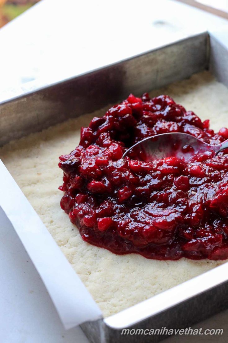 Keto Cranberry Crumb Bars Low Carb Maven