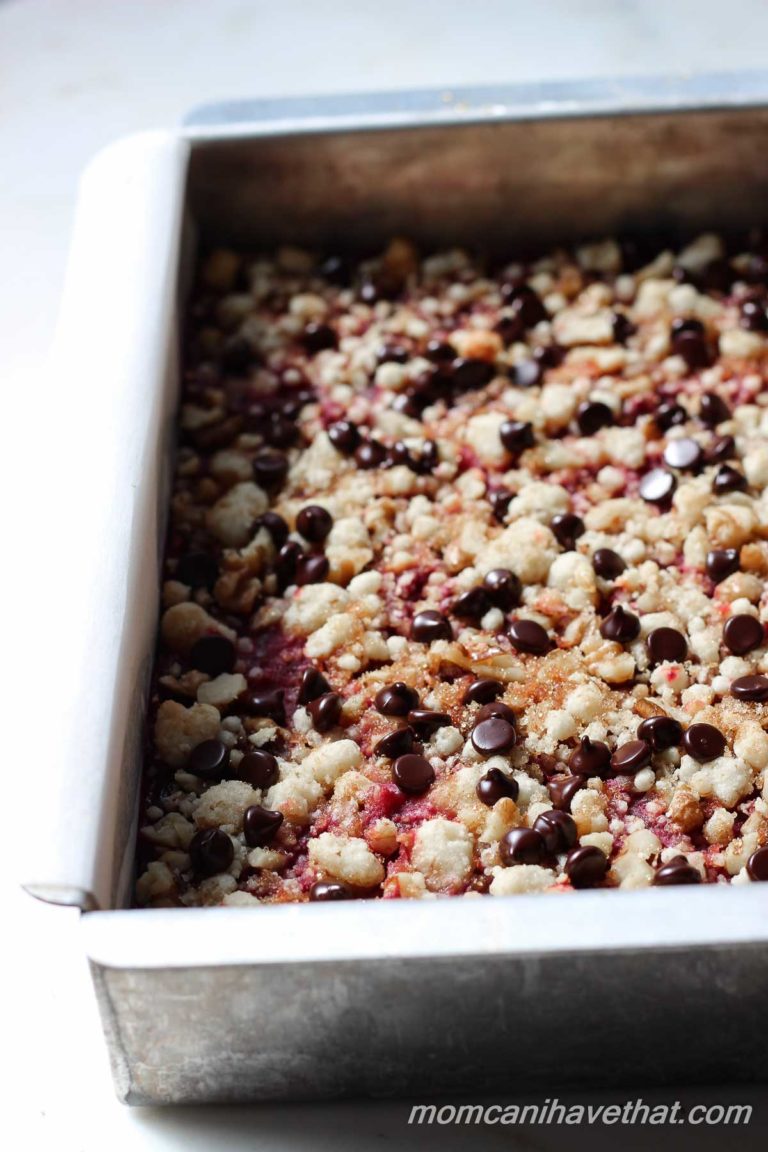 Cranberry Walnut Crumb Bars are easy to make and super delicious! | Low Carb, Gluten-free, Dairy-free option, Paleo, Keto, THM | lowcarbmaven.com