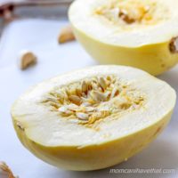 Spaghetti Squash with Garlic and Parsley - simple, wholesome ingredients deliver spectacular flavor | Low carb, Gluten-free, Dairy-free, Paleo, Keto, THM | lowcarbmaven.com