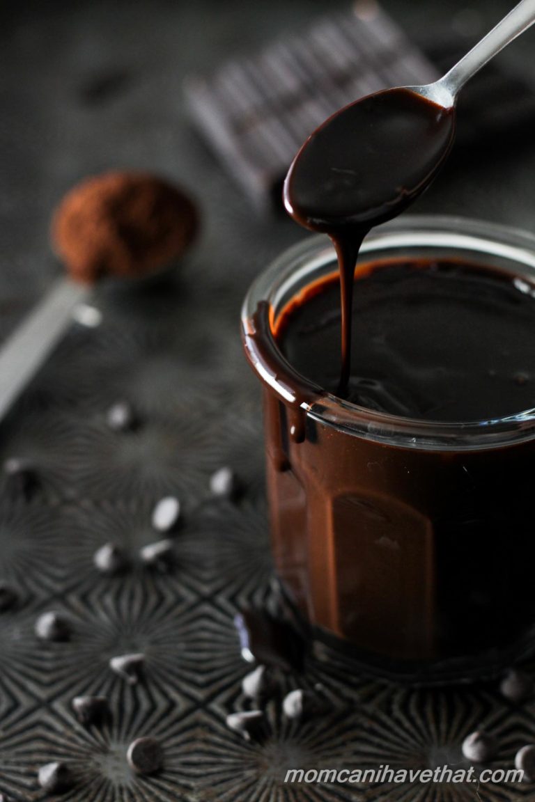 Low Carb Hot Fudge Sauce is sugar-free and full of rich, sophisticated, chocolate flavor. | Low Carb Gluten-free | lowcarbmaven.com