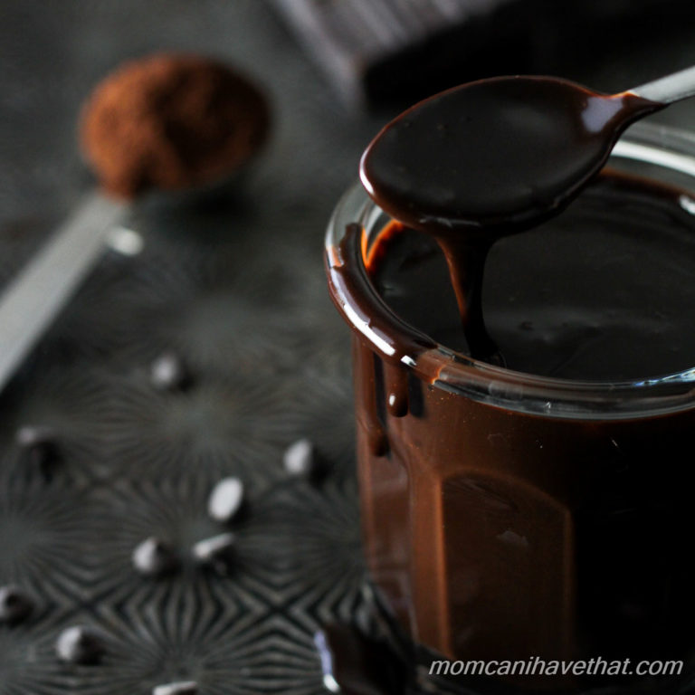 Low Carb Hot Fudge Sauce is sugar-free and full of rich, sophisticated, chocolate flavor. | Low Carb Gluten-free | lowcarbmaven.com
