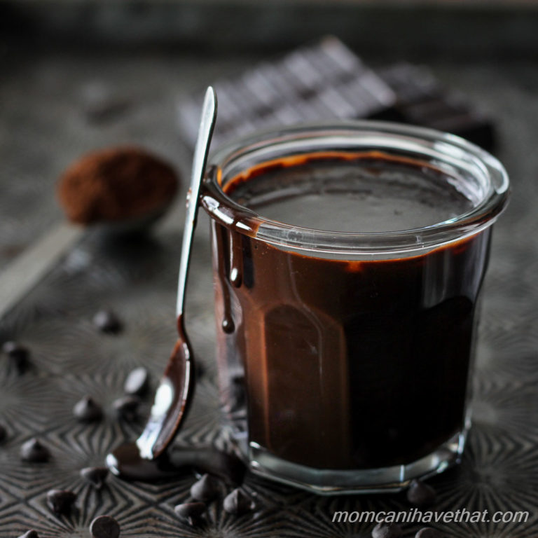 Low Carb Hot Fudge Sauce is sugar-free and full of rich, sophisticated, chocolate flavor. | Low Carb Gluten-free | lowcarbmaven.com