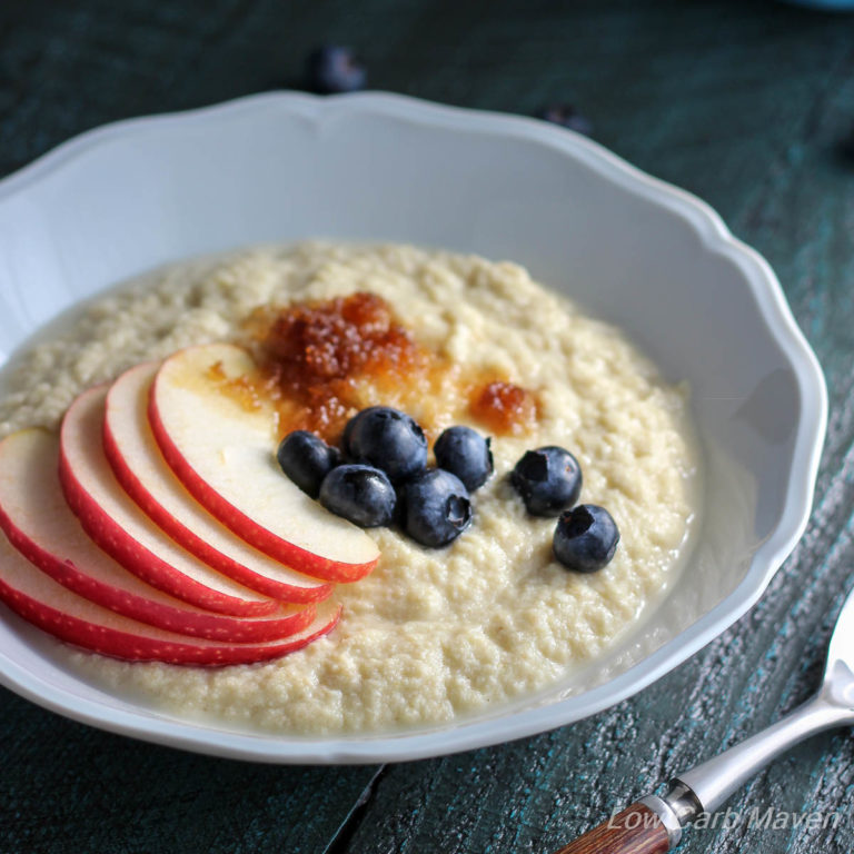 Coconut Flour Porridge Low Carb Keto Paleo