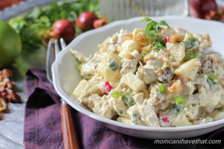 Low Carb Chicken Salad Recipe with Curry