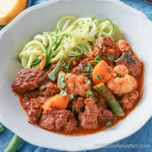 Hearty Beef Curry with Winter Vegetables | Low Carb, Gluten-free, Dairy-free, Paleo, Keto