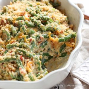 Supreme Green Bean Casserole: wholesome, low carb & gluten-free | lowcarbmaven.com