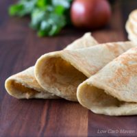 Almost Zero Carb Wraps are great as soft tortilla shells or as sandwich wraps | Low Carb, Gluten-free, Primal, Keto, THM
