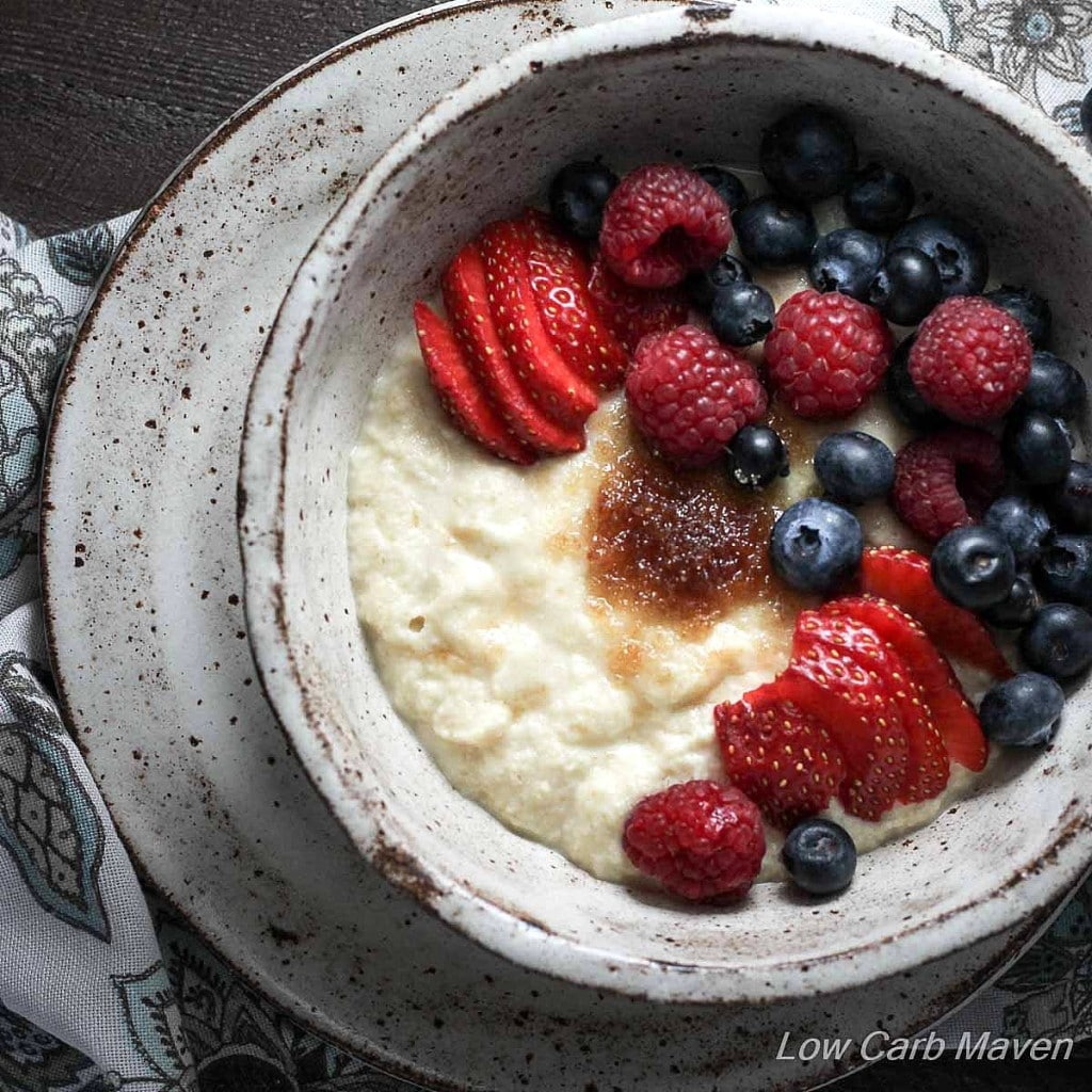 Coconut Flour Porridge (Low Carb, Keto, Paleo)