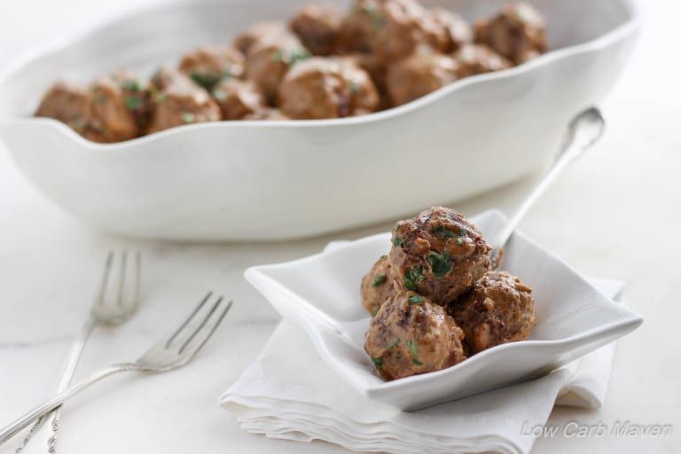 Low Carb Swedish Meatballs Low Carb Maven