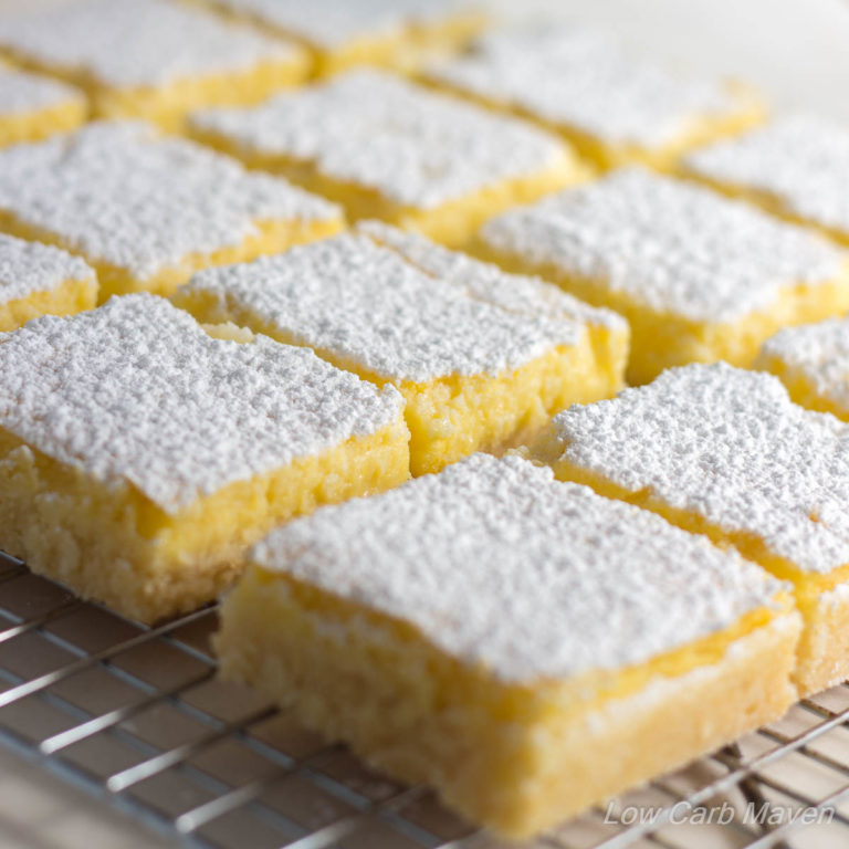 Low Carb Lemon Bars Sugar Free Low Carb Maven