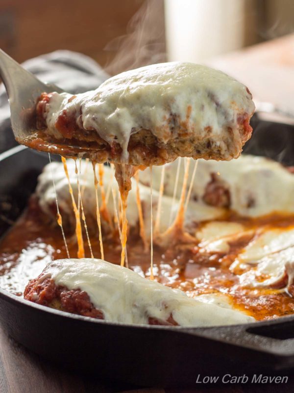 Low Carb Chicken Parmesan In A Skillet - Low Carb Maven