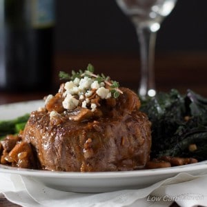 Romantic Filet Mignon Dinner for Two takes about 30 minutes to prepare and is a great low carb meal. | Low Carb, Gluten-free., Primal/Paleo, Keto, THM