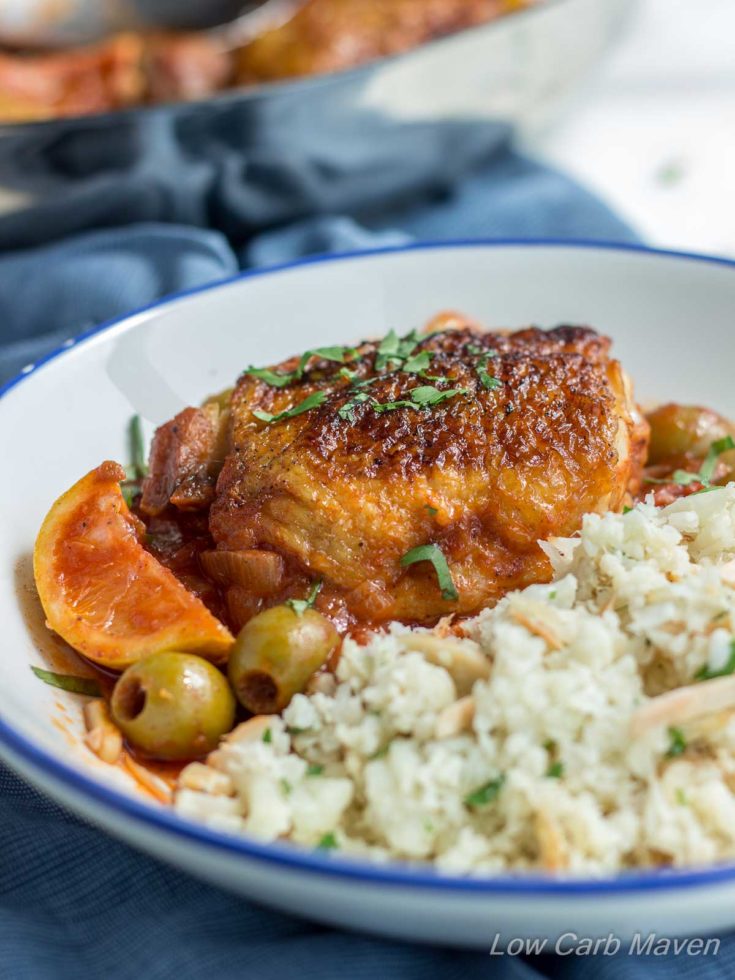 Easy Moroccan Chicken with Lemons and Olives Low Carb Maven
