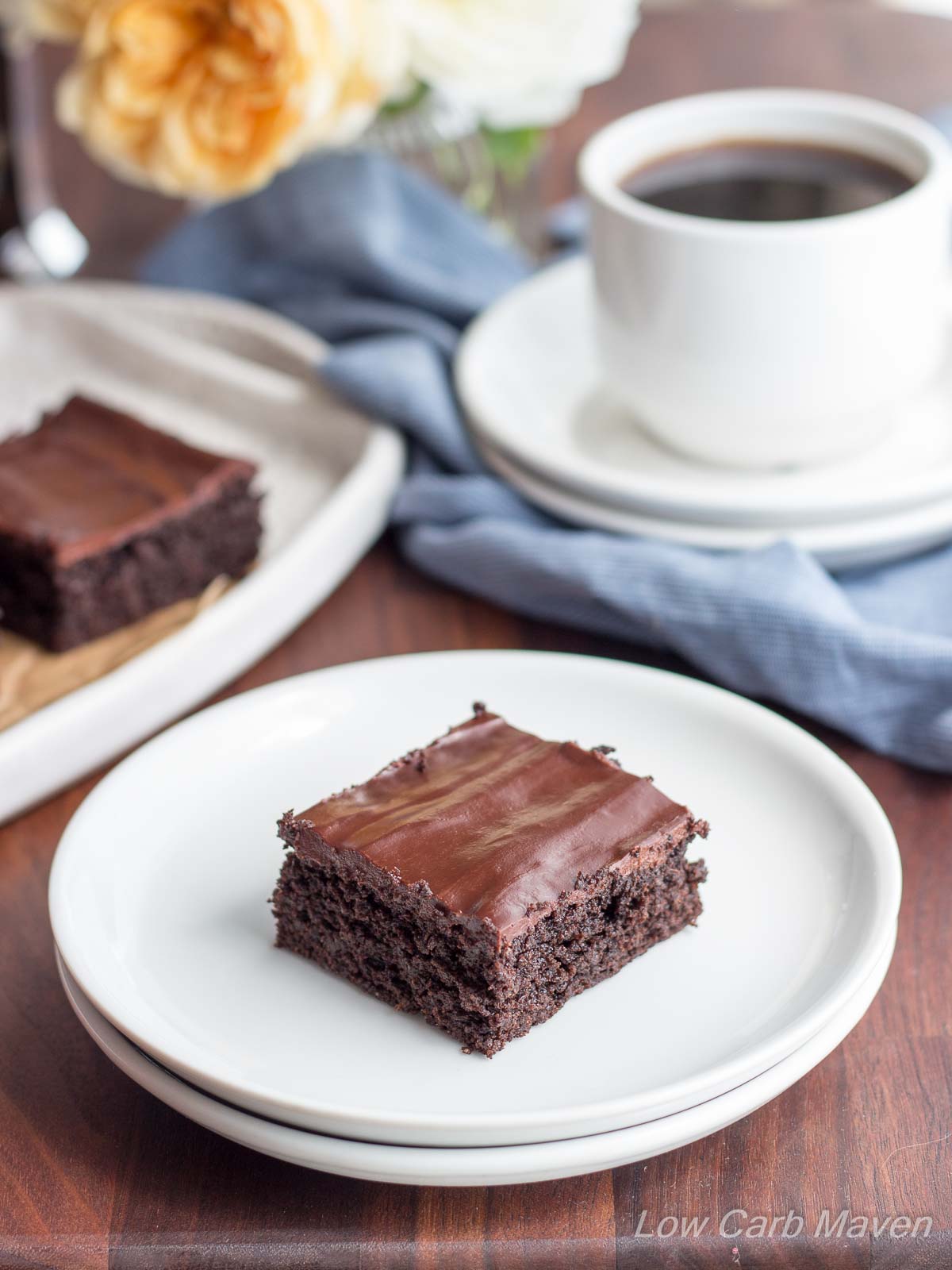 These Fudgy Keto Brownies from The KetoDiet Cookbook are really delicious! | low carb, keto, thm, dairy-free option