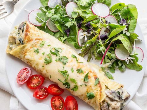 Chicken Florentine Crepes Low Carb Maven