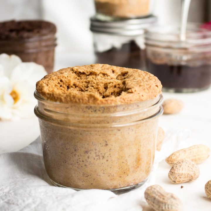 Flourless Peanut Butter Mug Cakes Low Carb Maven