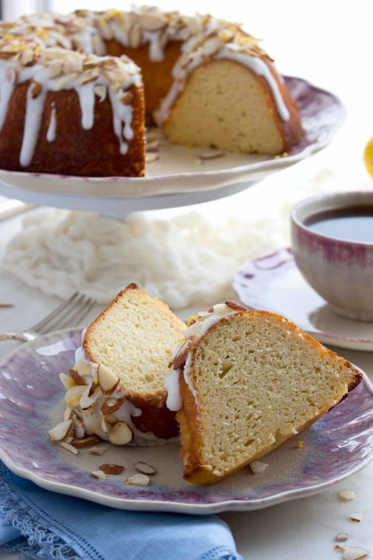 Low Carb Bundt Cake With Lemon Glaze Low Carb Maven