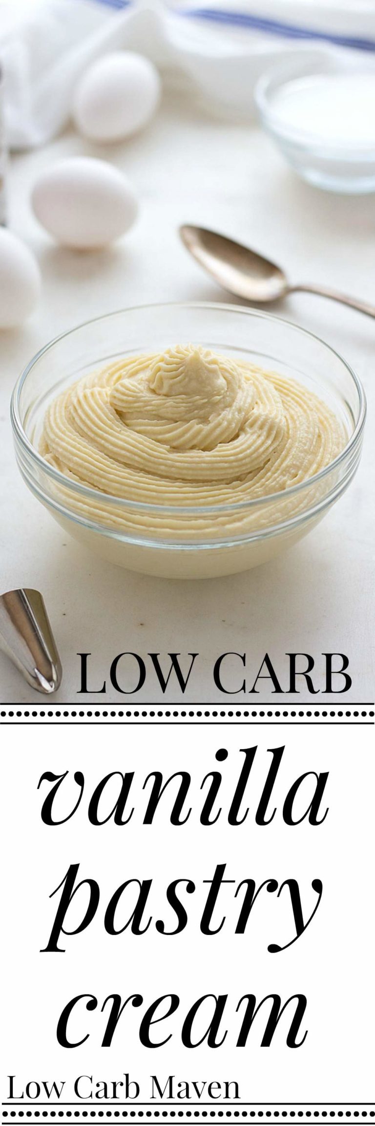 Low carb vanilla pudding keto & sugar free