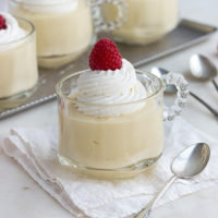 Enjoy homemade vanilla pudding like grandma used to make! This easy comfort-food recipe is sugar-free and perfect for any low carb and ketogenic diet.