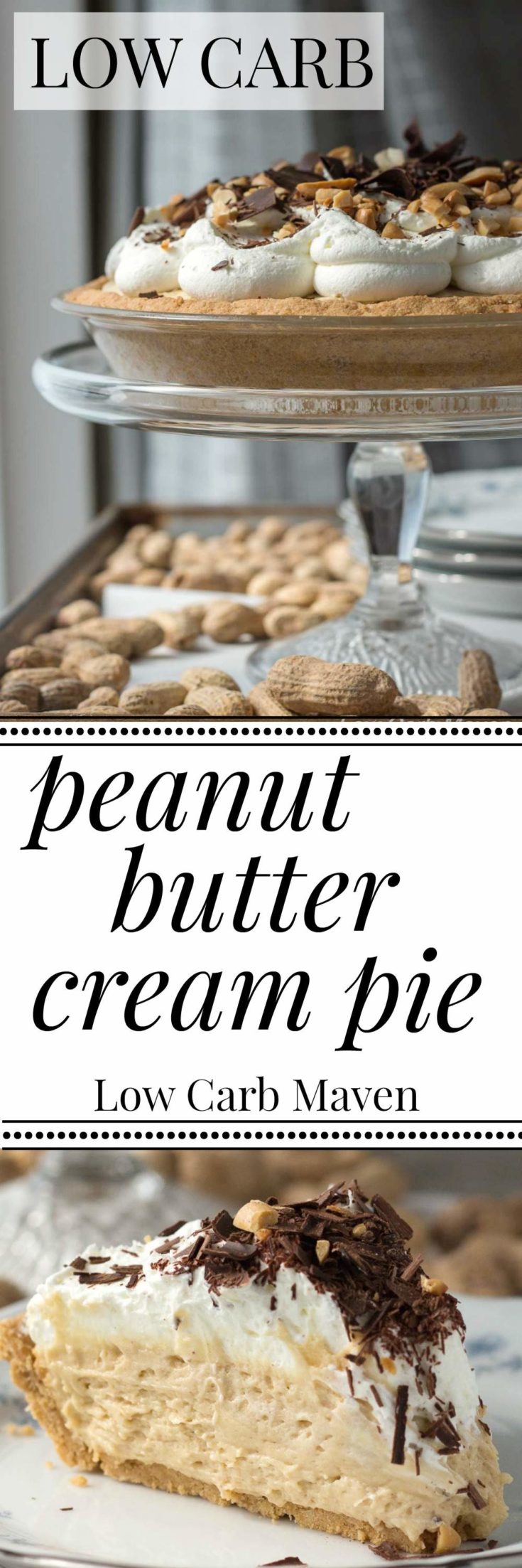 Low Carb Peanut Butter Pie - Low Carb Maven