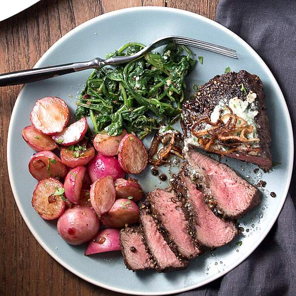 pan seared flat iron steak recipes