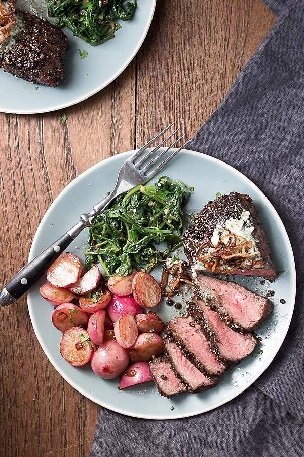 pan seared flat iron steak recipes