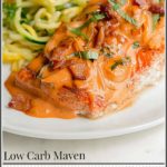 A sexy dish with a luxurious tomato vodka cream sauce featuring bacon! Ready in 20 minutes.