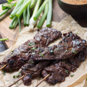 Thai Beef Satay (Low carb, Keto, Paleo)