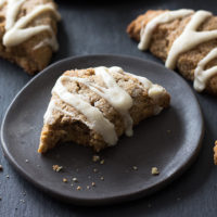 Maple and toasted walnuts are the stars in these low carb Maple Walnut Scones.