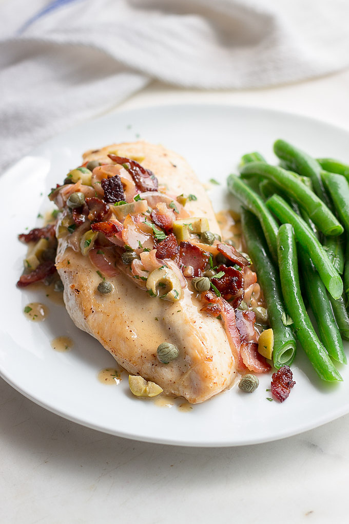 Pan Seared Chicken Breast with Sauce - Low Carb Maven