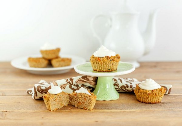 Carrot Cake Zucchini Muffins - Beauty and the Foodie