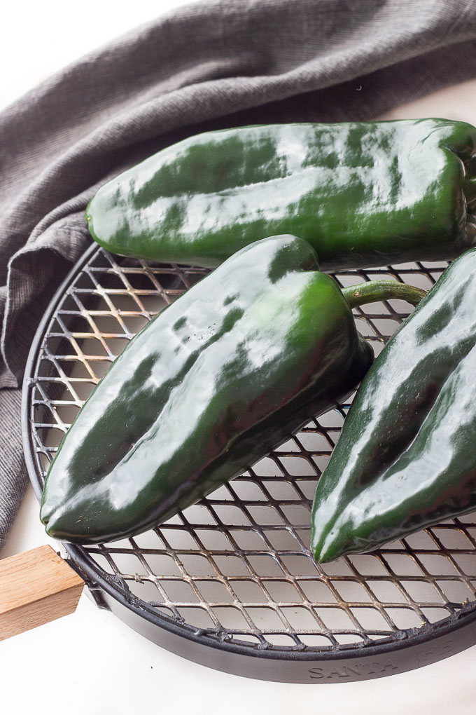 Poblano Peppers for roasting 