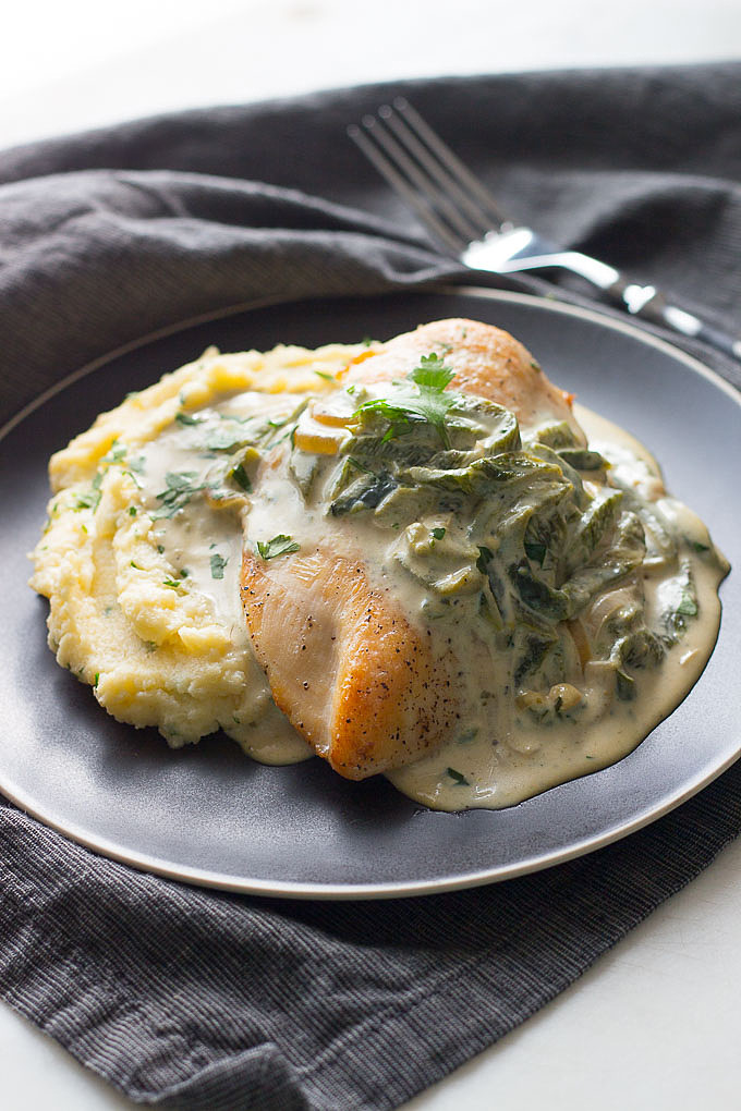 Chicken with Poblano Peppers and Cream  Low Carb Maven